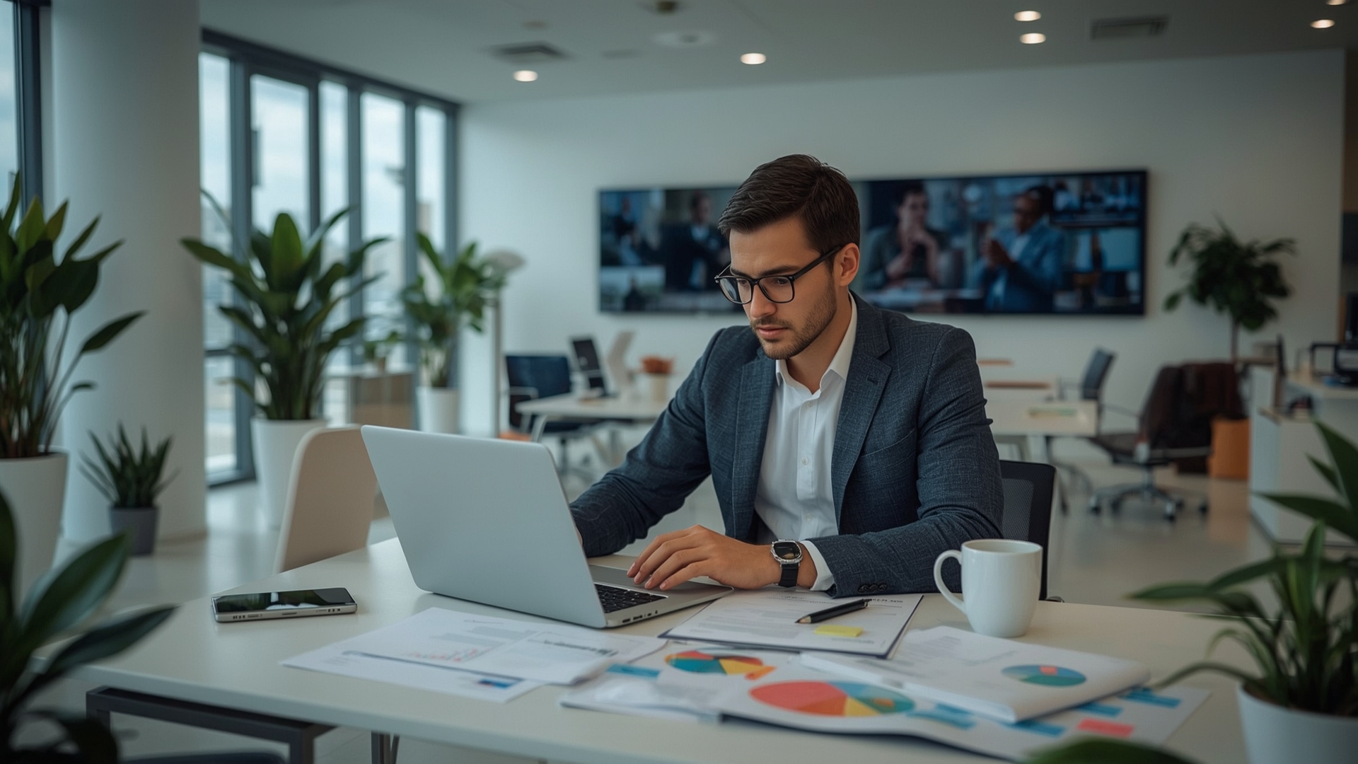 Equipo profesional de crimovexatelo realizando análisis financiero